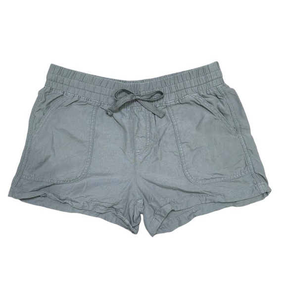Maurices Women’s Medium Green & Mustard Cotton Blend Drawstring Shorts Bundle - Picture 2 of 9